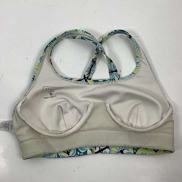 Athleta Size XXS Bikini Swim Top Underwire Colorful Geometric Adjustable Women’s - Picture 8 of 11
